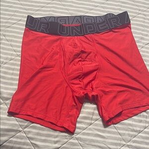 Under Armour Men's Red Boxer Briefs